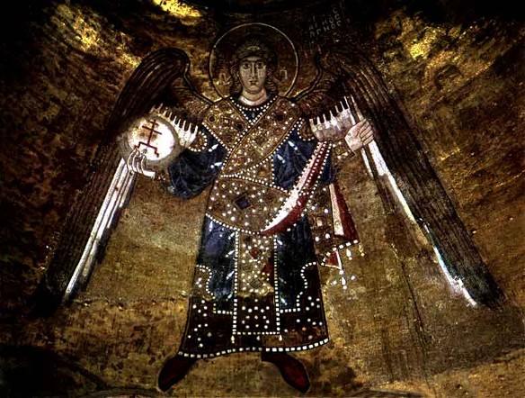 Image - Mosaics of Saint Sophia Cathedral: Archangel.